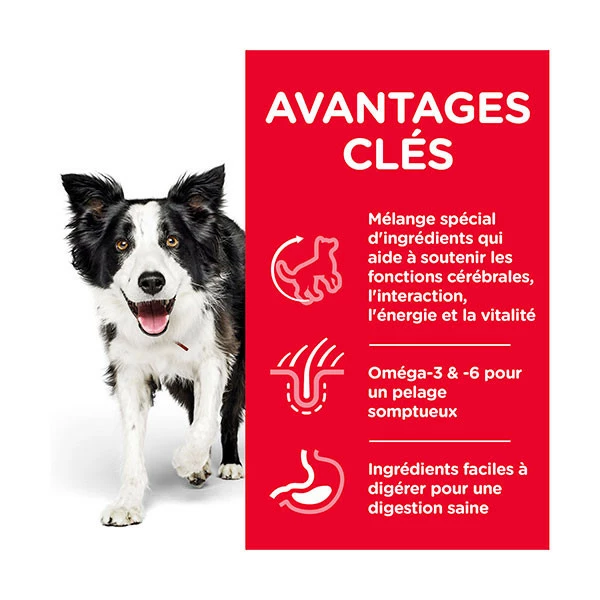 Hill's Science Plan Canine Adult 7+ Senior Vitality Medium - 14 Kg – Image 3