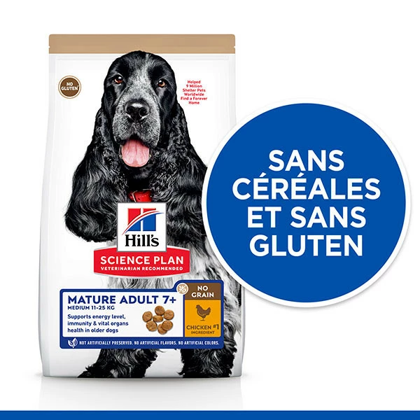Hill's Science Plan Canine Mature No Grain Poulet - 14 Kg â Image 4