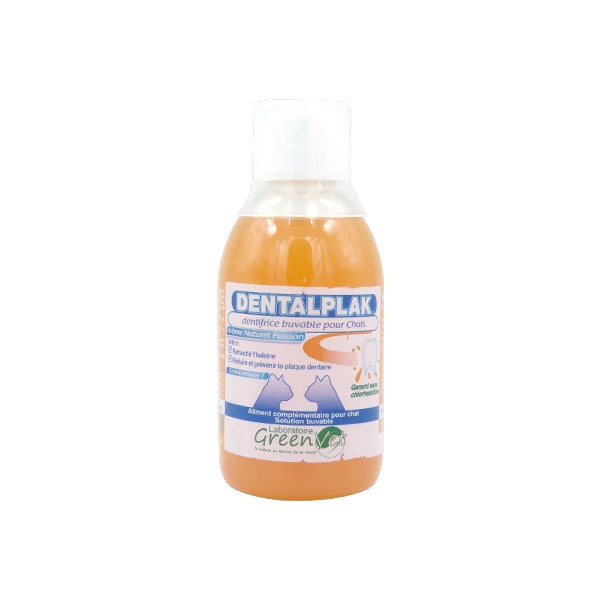 Greenvet Dentalplak Dentifrice Buvable Au Poisson Pour Chat - 250 Ml – Image 2
