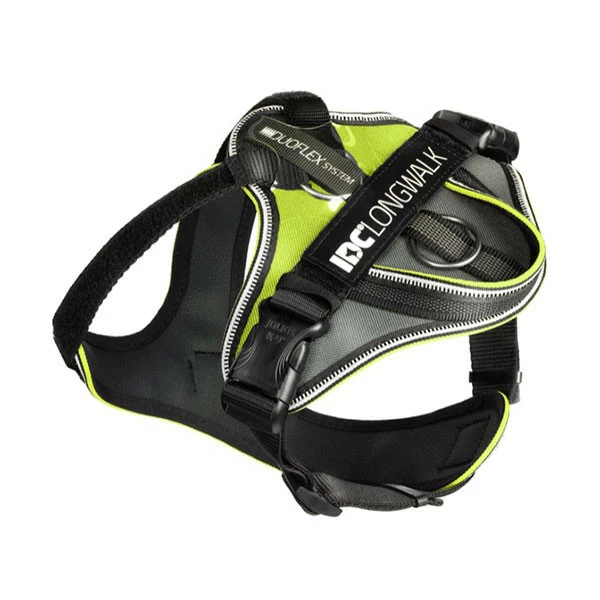 Harnais Julius K9 IDC Longwalk Jaune Fluo â Image 2