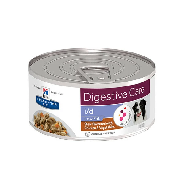 Hill's Prescription Diet Canine I/d AB+ Low Fat Mijoté Au Poulet Et Légumes - 24 X 156 G – Image 2