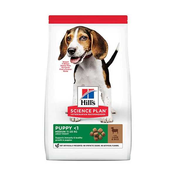 Hill's Science Plan Canine Puppy Medium Agneau & Riz â Image 2