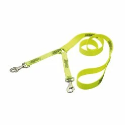 CANIHUNT Laisse Coupleur Plate Jaune - 150 Cm