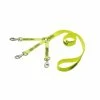 CANIHUNT Laisse Tripleur Plate Jaune - 150 Cm