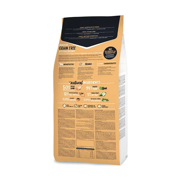 Ownat Hypoallergénique Adulte Agneau Sans Céréales – Image 3