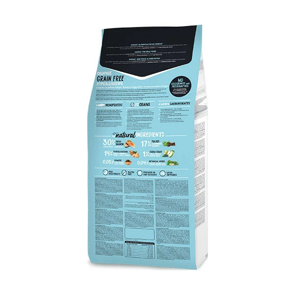 Dispo Sous 15 Jours Ownat Hypoallergénique Adulte Saumon Sans Céréales – Image 3