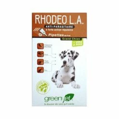 Greenvet RHODEO L.A. Grand Chien (>25 Kg) - 4 Pipettes