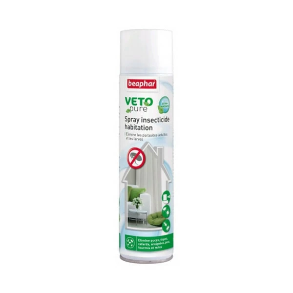 Beaphar "Vetopure" Spray Insecticide Habitation - 400 Ml – Image 2