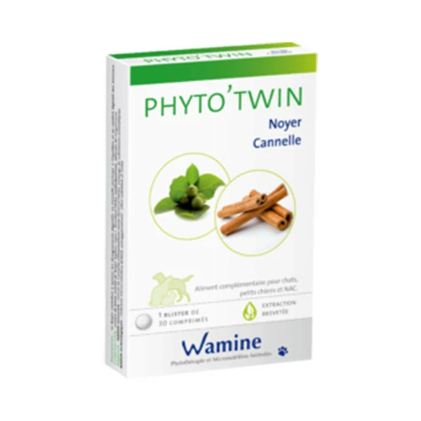 Wamine Phyto'Twin Noyer-Cannelle - 30 Cps