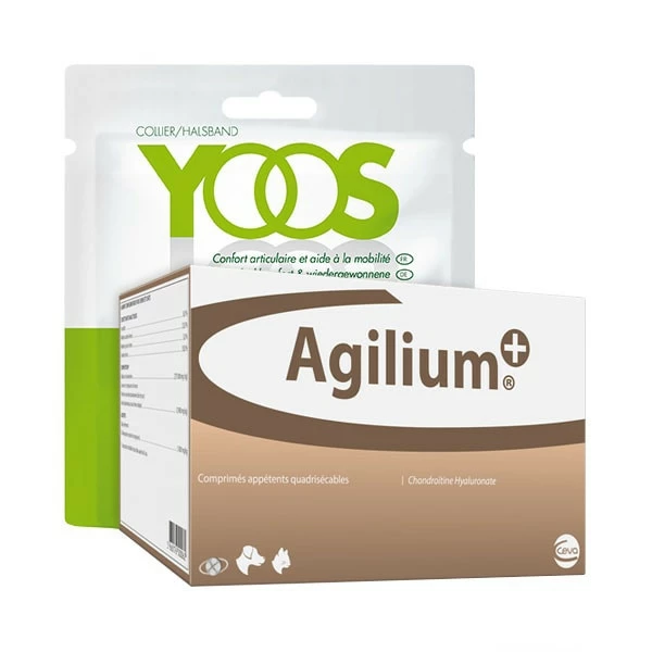 CEVA Pack Confort Articulaire Chien (M/L) - Agilium Plus 360 Cps + 1 Collier Yoos – Image 2