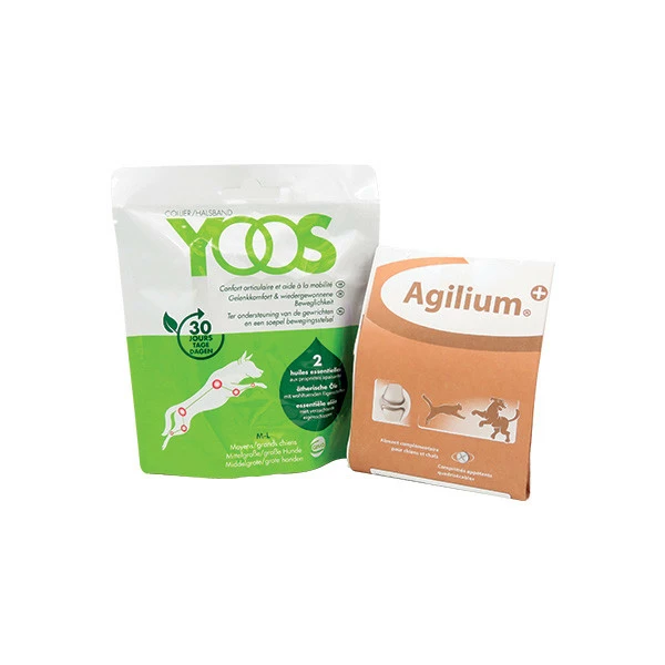 Pack Confort Articulaire Chien (M/L) - Agilium Plus Pochette 30 Cps + 1 Collier Yoos – Image 2